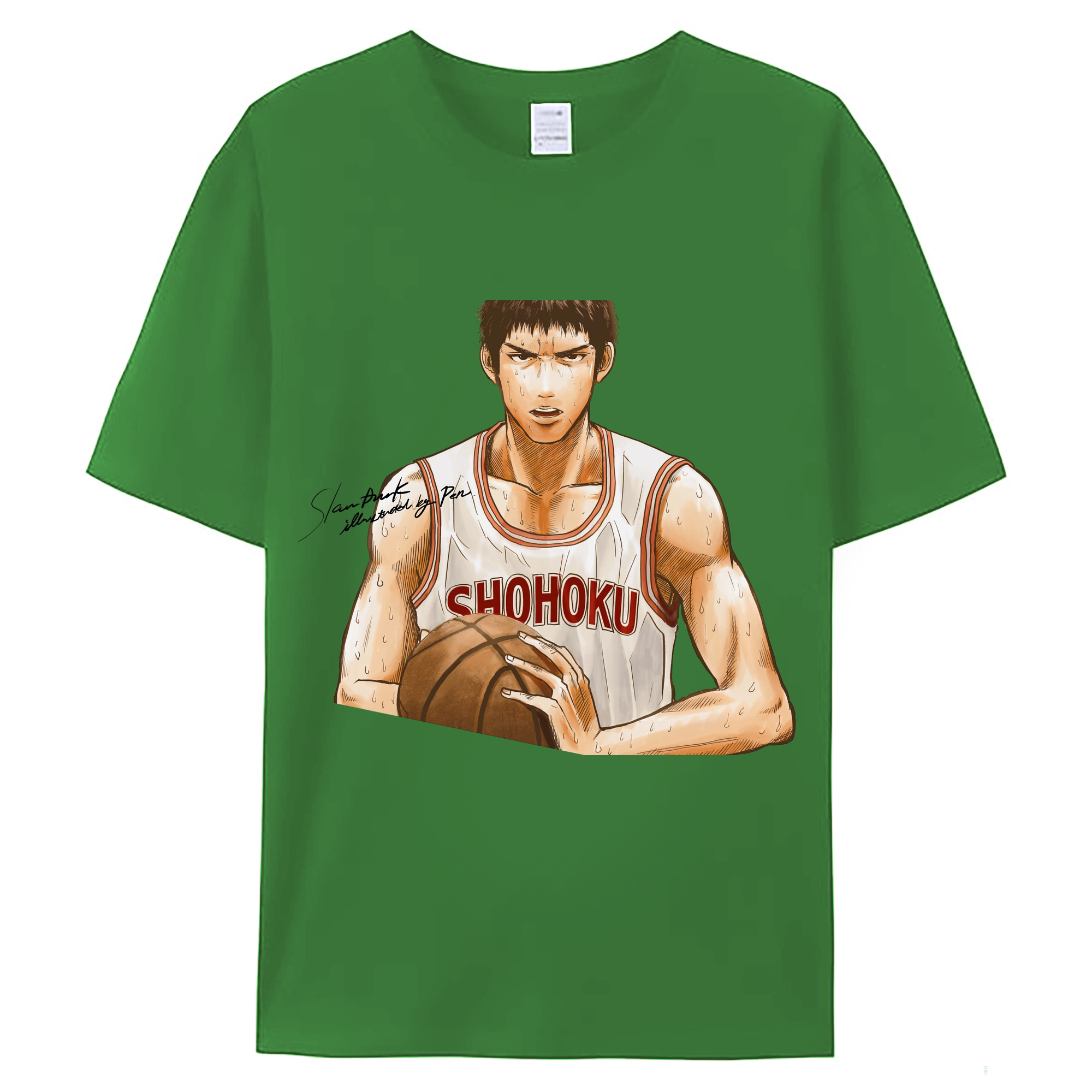 （画像用） SLAM DUNK／スラムダンク レディースカジュアルプリントTシャツ（綿100％）